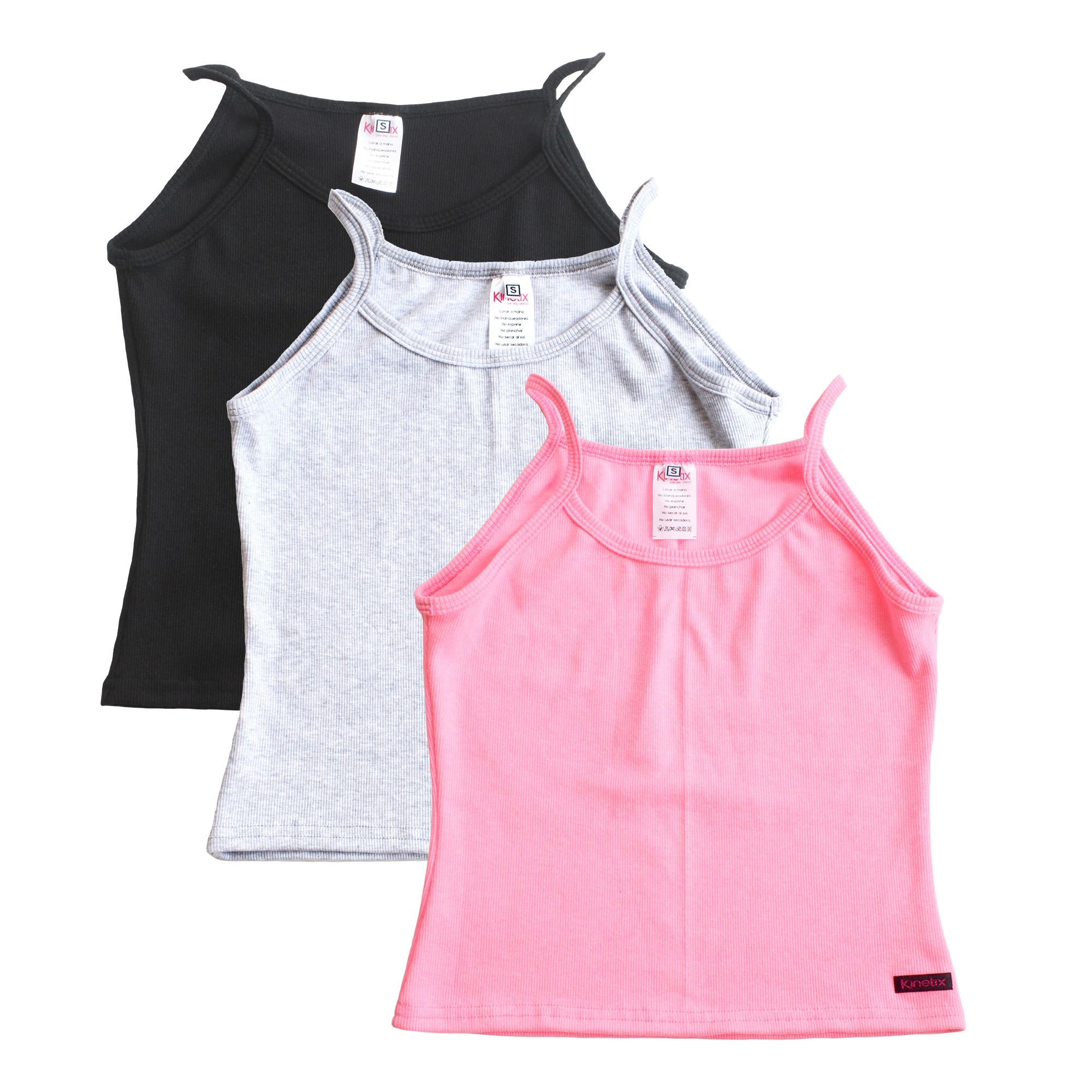 Pack Polos Manga Cero de Tiras Lohelia Oscuros Mujer